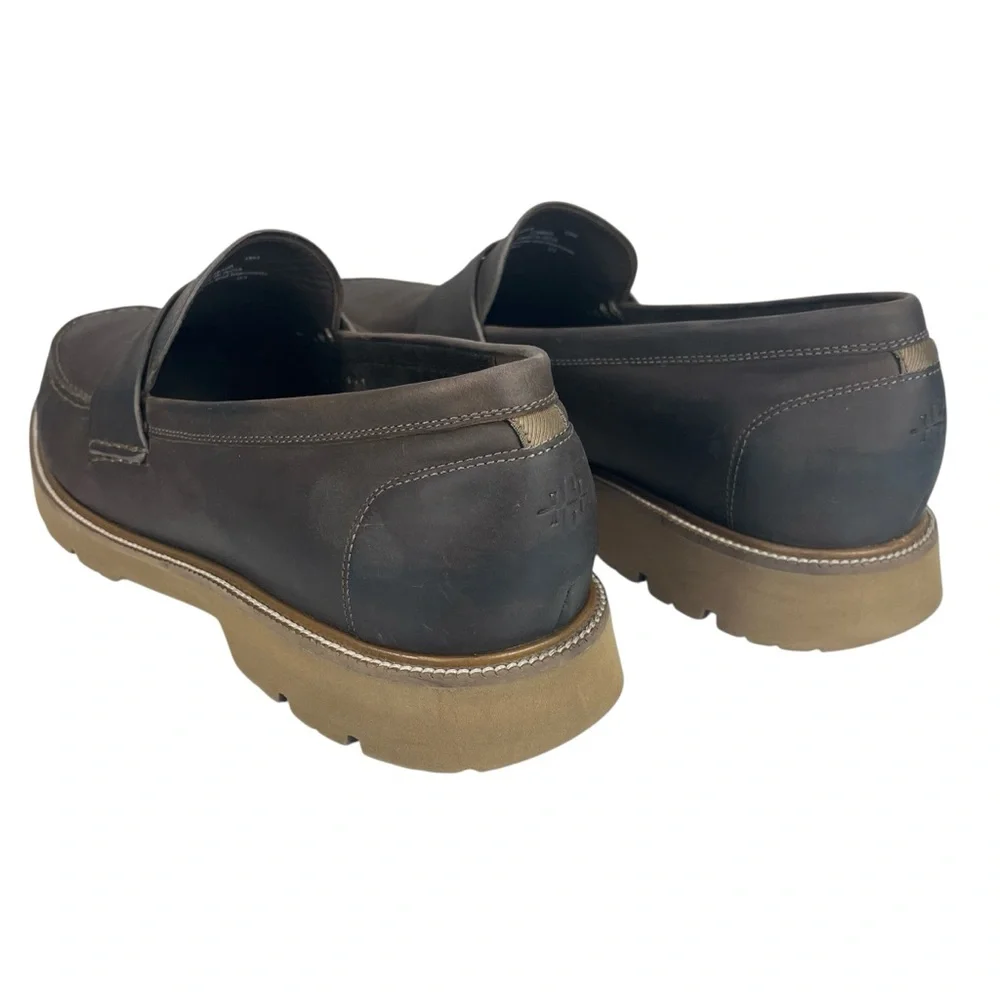 Cole Haan Men’s 13 Brown Leather Penny Loafers Lug Sole Comfort‎ Shoes